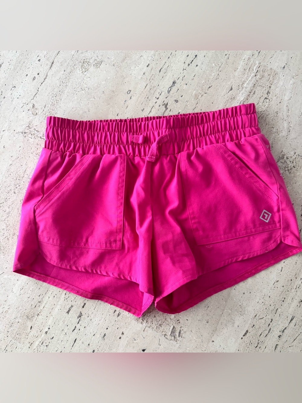 abercrombie kids hot pink Athletic Shorts